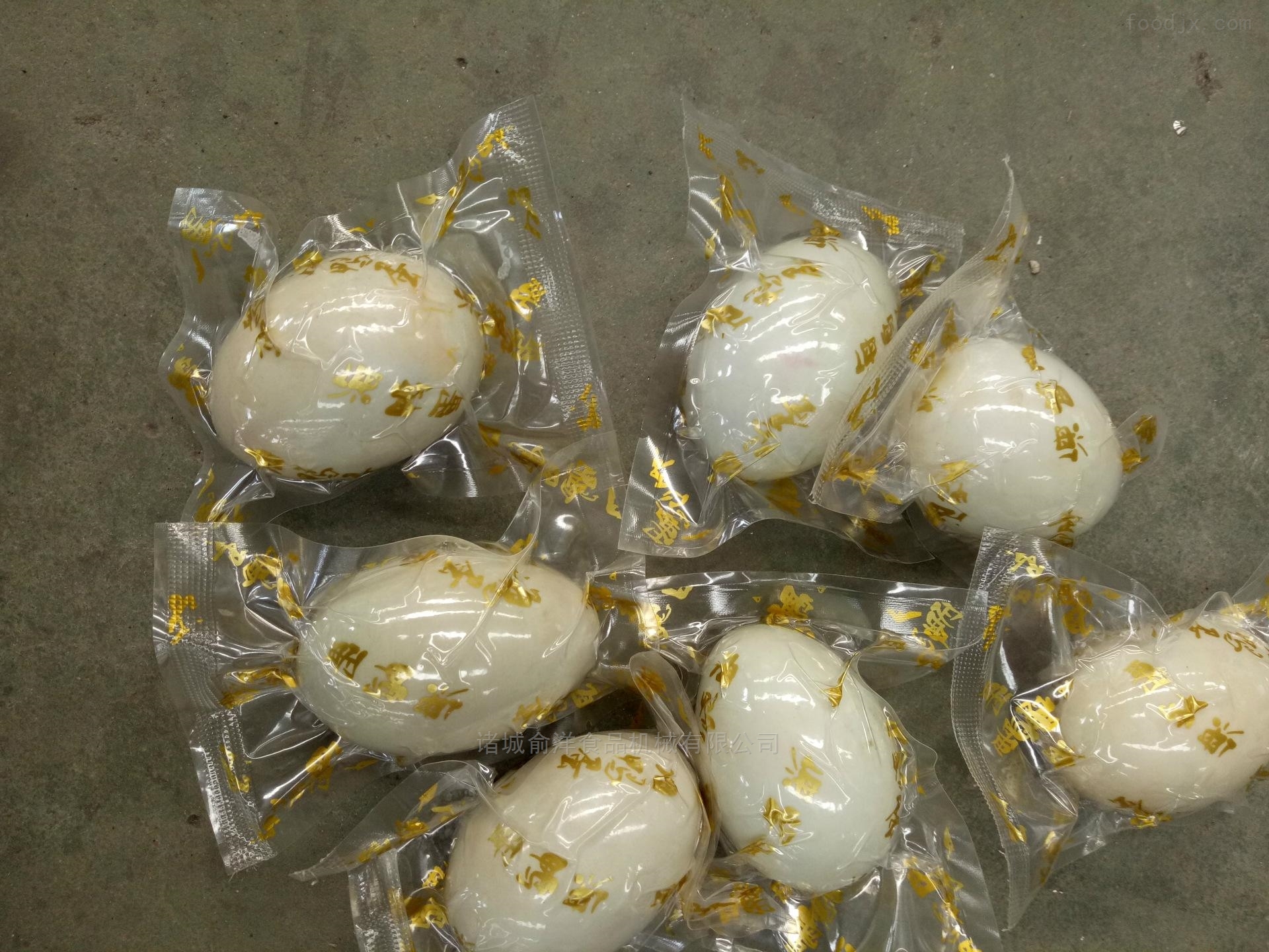 dlz-420 咸鸭蛋专用全自动连续拉伸膜真空包装机